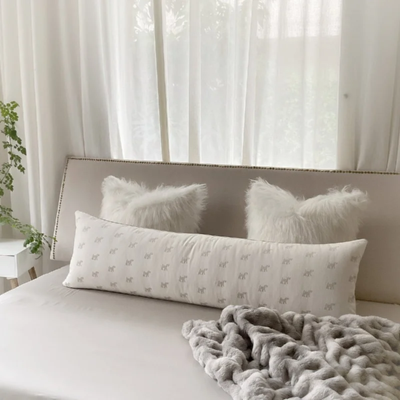 Cotton Pillows for Natural ComfortBeau Chien Body Pillow - THE ONE AND DONE COLLECTION Cotton Pillows for Natural ComfortBeau Chien Body Pillow - THE ONE AND DONE COLLECTION
