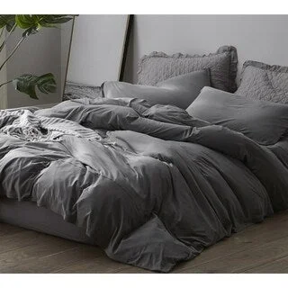 Polyester - Cotton Blend Sheets for Durability and ComfortBYB Bare Bottom Sheets - Winter Warmth - Gray Polyester - Cotton Blend Sheets for Durability and ComfortBYB Bare Bottom Sheets - Winter Warmth - Gray