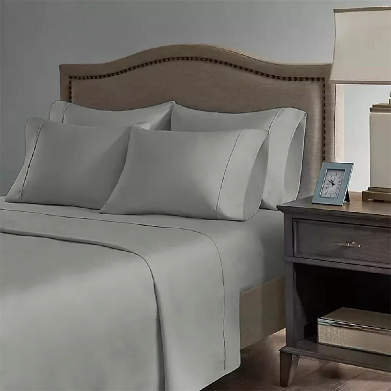 Moisture - Wicking Cotton Sheets for a Dry and Comfortable Sleep2200 Count 6 Pc Premium Bamboo Deep Pocket CalKing Sheet Light Taupe Moisture - Wicking Cotton Sheets for a Dry and Comfortable Sleep2200 Count 6 Pc Premium Bamboo Deep Pocket CalKing Sheet Light Taupe