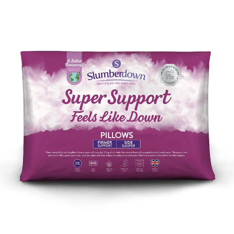 Orthopedic Pillows for Back Pain ReliefFeels like Down Super Support Pillow