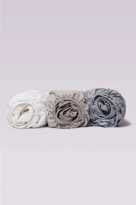 Hypoallergenic Silk Sheets for Sensitive SleepersSateen Deep Fitted Sheet