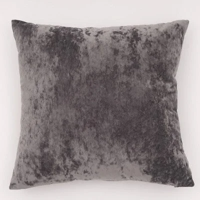 Hypoallergenic Pillows for Allergy SufferersNew - 20"x20" Oversize Soft Crushed Velvet Square Throw Pillow Gray - freshmint Hypoallergenic Pillows for Allergy SufferersNew - 20"x20" Oversize Soft Crushed Velvet Square Throw Pillow Gray - freshmint
