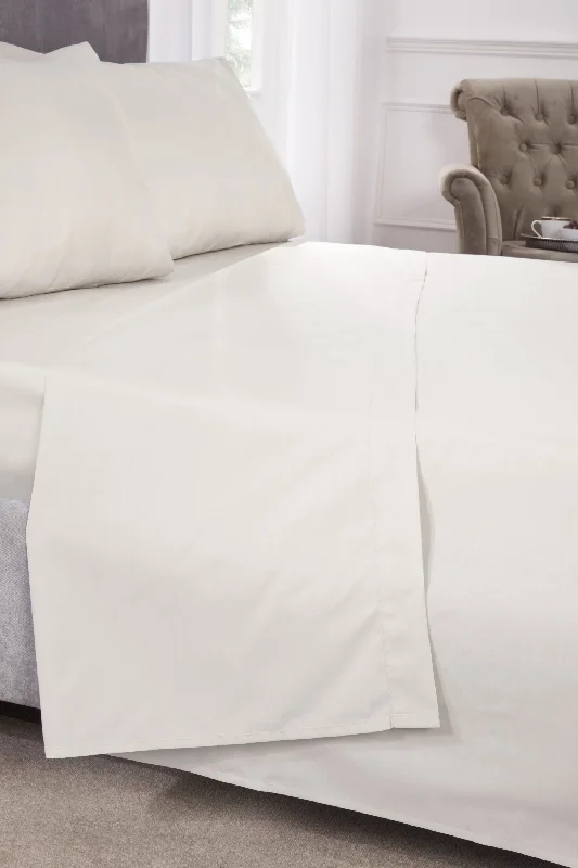 Affordable duvet covers for those on a tight budget180 Thread Count Percale Extra Deep Fitted Sheet in Ivory Affordable duvet covers for those on a tight budget180 Thread Count Percale Extra Deep Fitted Sheet in Ivory
