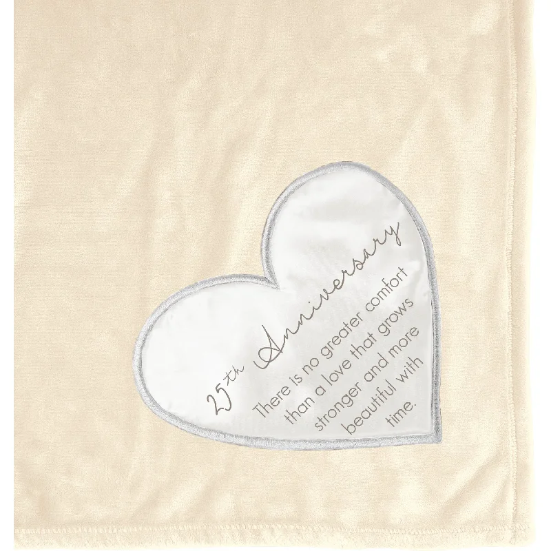 Microfiber blankets that are durable and easy to care for25th Anniversary 50" x 60" Royal Plush Blanket Microfiber blankets that are durable and easy to care for25th Anniversary 50" x 60" Royal Plush Blanket
