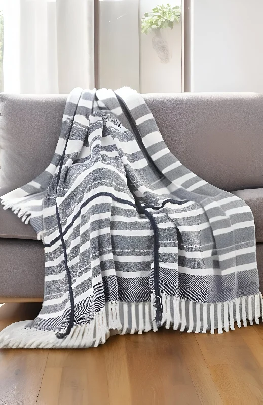 Cashmere blankets for ultimate softness and luxury50" X 60" Blue and White Kantha Cotton Striped Throw Blanket with Embroidery Cashmere blankets for ultimate softness and luxury50" X 60" Blue and White Kantha Cotton Striped Throw Blanket with Embroidery
