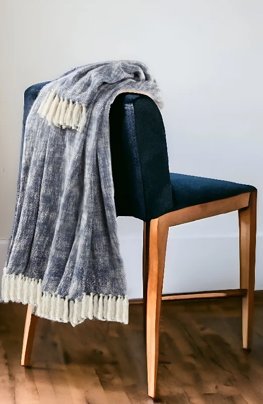 Acrylic blankets for a soft and affordable alternative50" X 60" Blue and White Woven Cotton Throw Blanket with Fringe Acrylic blankets for a soft and affordable alternative50" X 60" Blue and White Woven Cotton Throw Blanket with Fringe