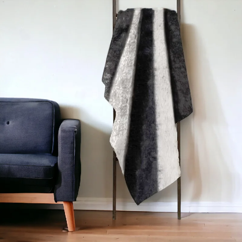 Mohair blankets with a unique sheen and softness50" X 70" Gray and White Faux Fur Striped Plush Throw Blanket Mohair blankets with a unique sheen and softness50" X 70" Gray and White Faux Fur Striped Plush Throw Blanket