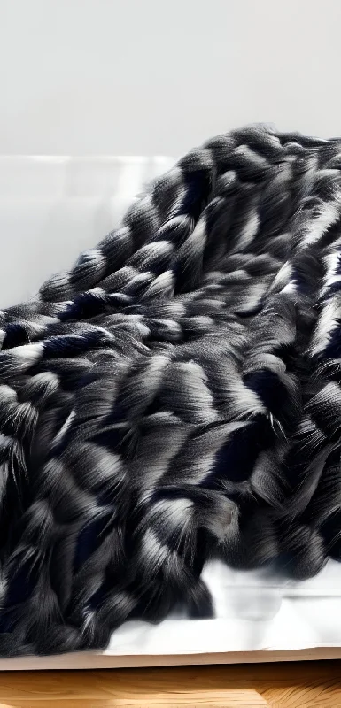 Alpaca wool blankets for a hypoallergenic and warm option60" X 50" Navy Blue Knitted Acrylic Animal Print Plush Throw Blanket Alpaca wool blankets for a hypoallergenic and warm option60" X 50" Navy Blue Knitted Acrylic Animal Print Plush Throw Blanket