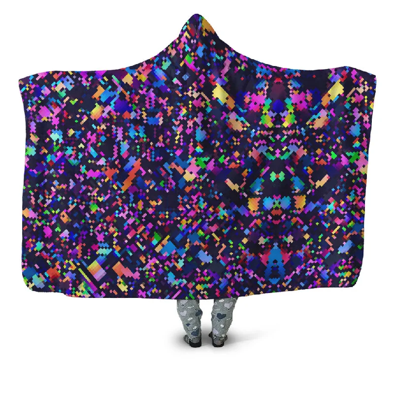 Wool blankets with natural warmth and insulation8-Bit Confetti Hooded Blanket