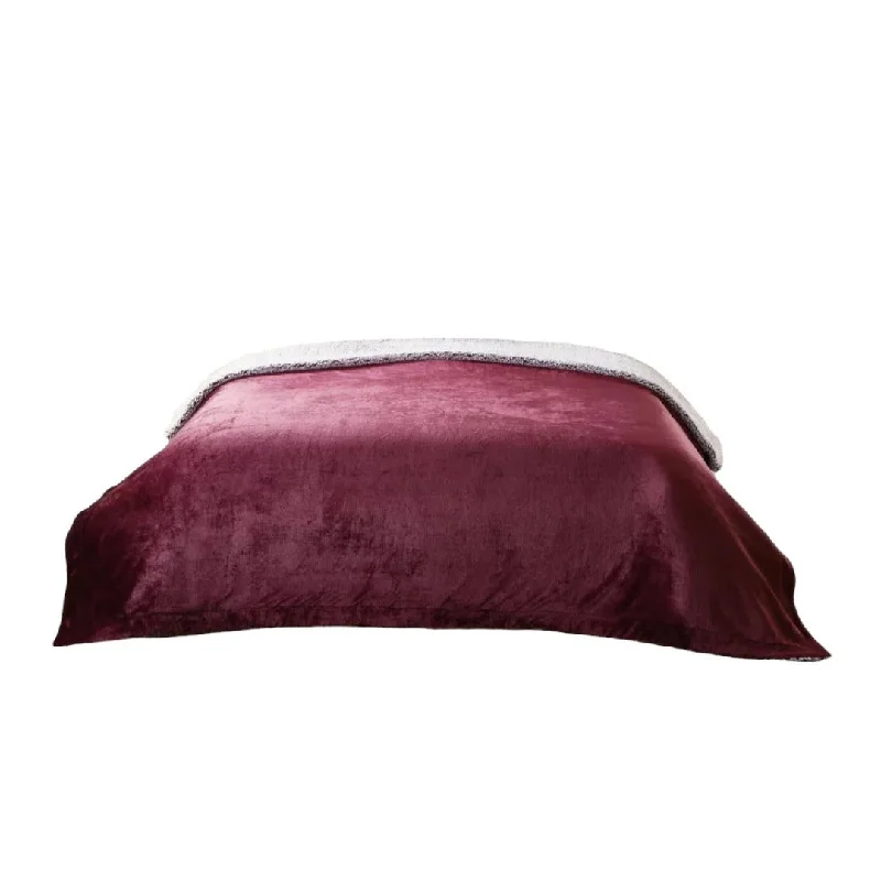 Synthetic fiber blend blankets for a budget - friendly choice80" X 60" Purple Knitted Polyester Plush Throw Blanket Synthetic fiber blend blankets for a budget - friendly choice80" X 60" Purple Knitted Polyester Plush Throw Blanket