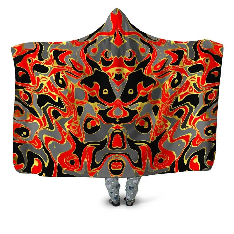 Fleece blankets for a cozy and plush textureAbstract Journey Hooded Blanket