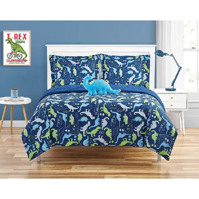 Goose down comforters known for their superior quality and insulationALEX + BELLA Dino Stamp Ultra Soft Comforter Bedding Set with Dinosaur Pillow Goose down comforters known for their superior quality and insulationALEX + BELLA Dino Stamp Ultra Soft Comforter Bedding Set with Dinosaur Pillow