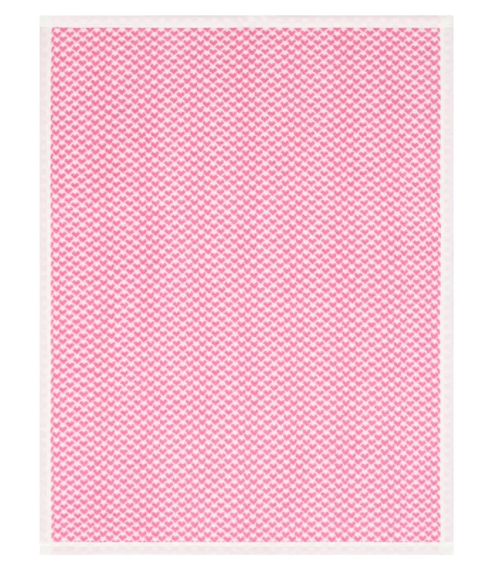 Silk blankets with a smooth and elegant touchAll My Heart Bubblegum Mini Blanket