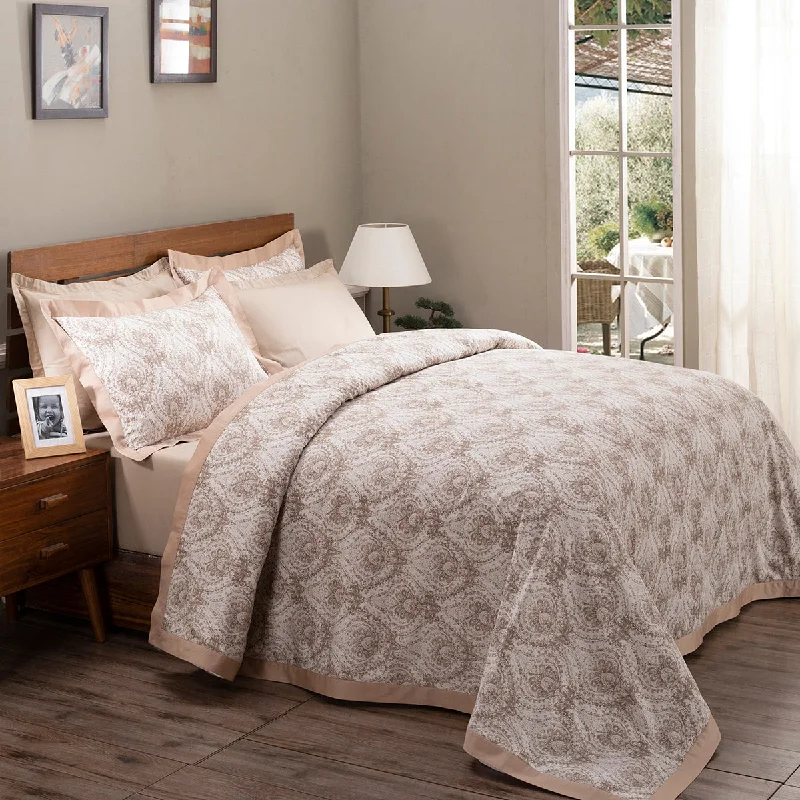 Jersey cotton duvet covers for a stretchy and comfortable fitArt Nouveau Evan Brown Plain & Printed Reversible 100% Cotton Super Soft Duvet Cover with Pillow Case Jersey cotton duvet covers for a stretchy and comfortable fitArt Nouveau Evan Brown Plain & Printed Reversible 100% Cotton Super Soft Duvet Cover with Pillow Case