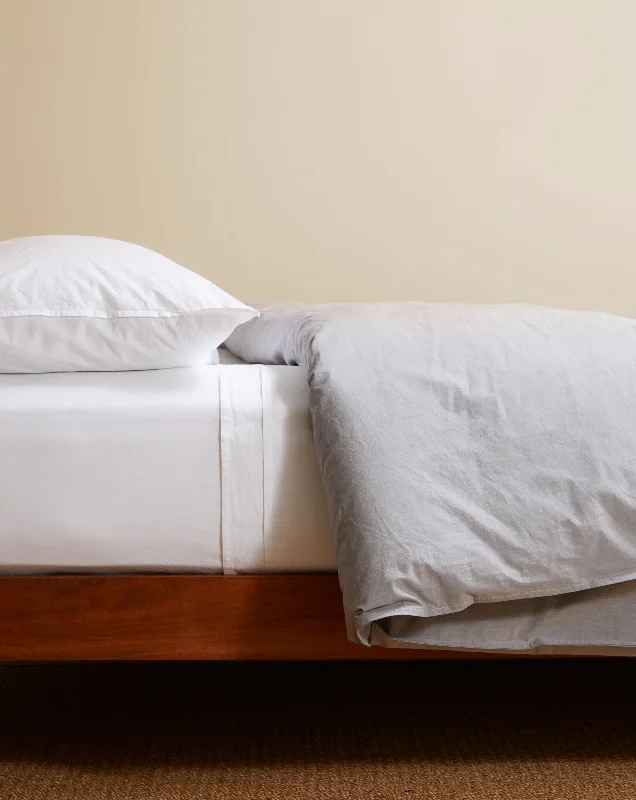 Thermal - regulating duvet covers to keep you warm in winter and cool in summerAsh Grey Chambray Duvet Cover Thermal - regulating duvet covers to keep you warm in winter and cool in summerAsh Grey Chambray Duvet Cover
