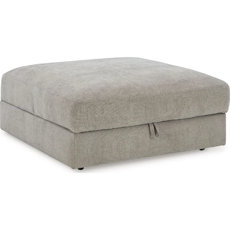 Aslan Court Storage Ottoman - Flax
