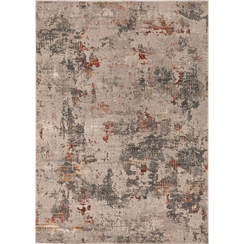 Aura Brick/Grey Wonder Area Rug - 5' x 8'