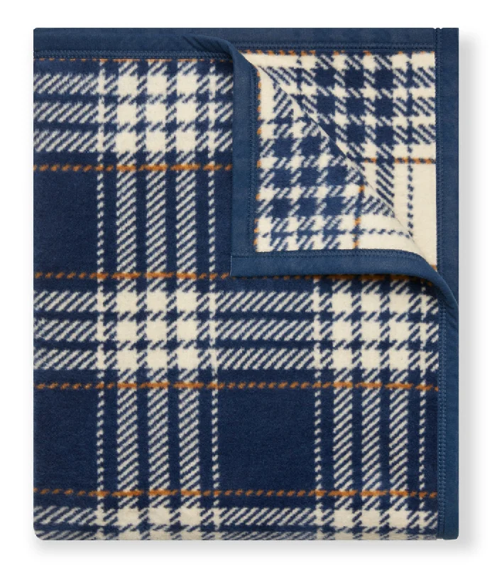 King - size blankets to cover large beds comfortablyAutumn Plaid Vintage Blue Blanket King - size blankets to cover large beds comfortablyAutumn Plaid Vintage Blue Blanket