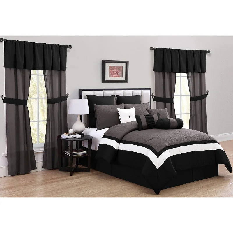 Down - filled comforters for supreme warmth and lightnessAvondale Manor Astoria 20-piece Comforter Set Down - filled comforters for supreme warmth and lightnessAvondale Manor Astoria 20-piece Comforter Set