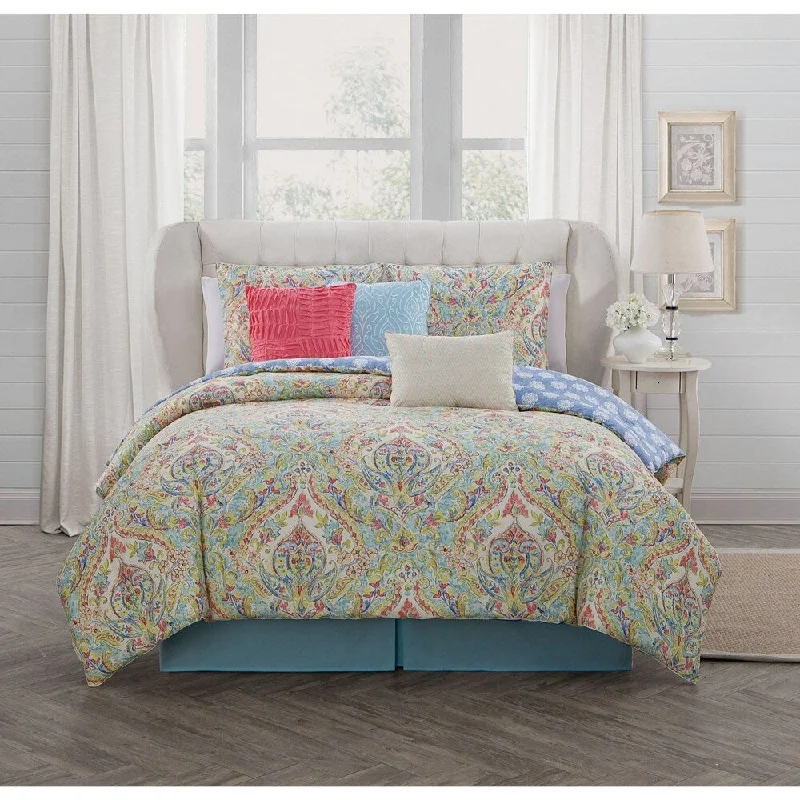 Cotton - filled comforters for a breathable and natural sleep experienceAvondale Manor Hali 7-piece Comforter Set Cotton - filled comforters for a breathable and natural sleep experienceAvondale Manor Hali 7-piece Comforter Set