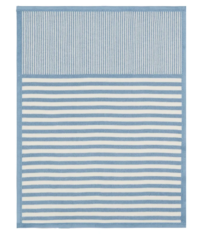 Chenille blankets with a thick and fuzzy textureBaby Blues Mini Blanket