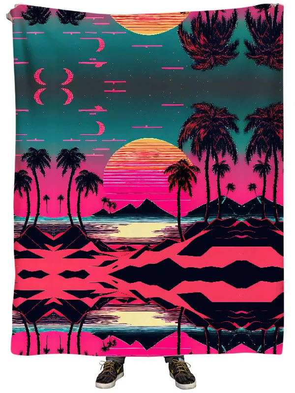Synthetic fiber blend blankets for a budget - friendly choiceBeach Sunset Plush Blanket Synthetic fiber blend blankets for a budget - friendly choiceBeach Sunset Plush Blanket