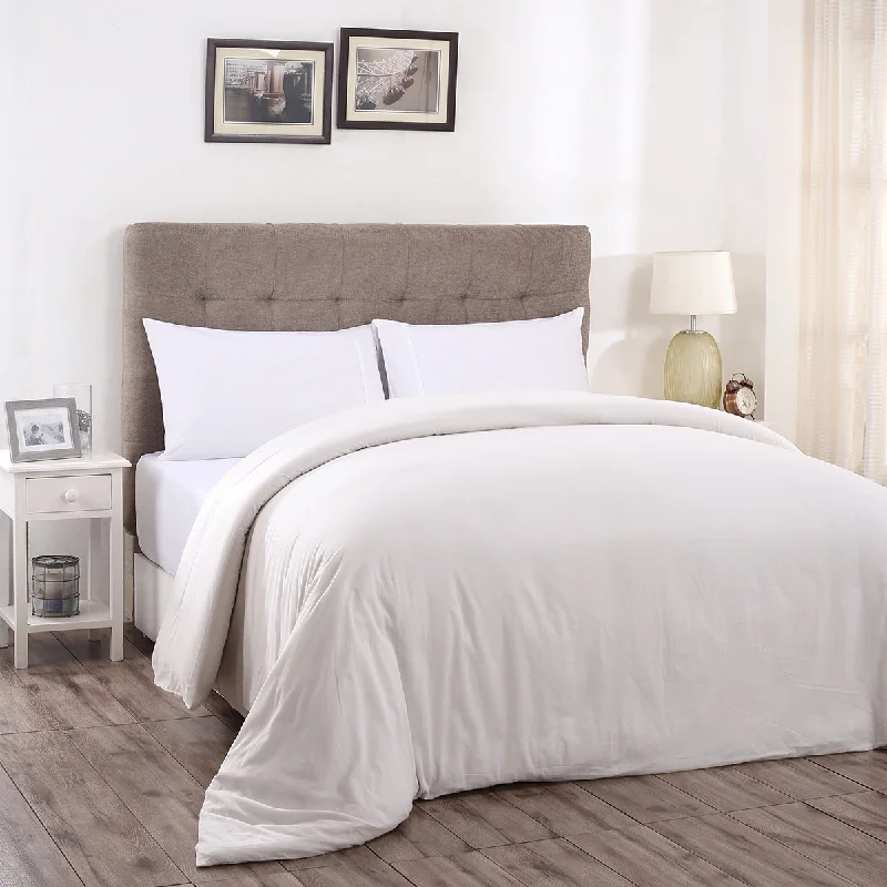 Button - closure duvet covers for a classic and secure fasteningBenova 100% Cotton Ultra Soft & Smooth Voile Light Grey Duvet Cover Only Button - closure duvet covers for a classic and secure fasteningBenova 100% Cotton Ultra Soft & Smooth Voile Light Grey Duvet Cover Only