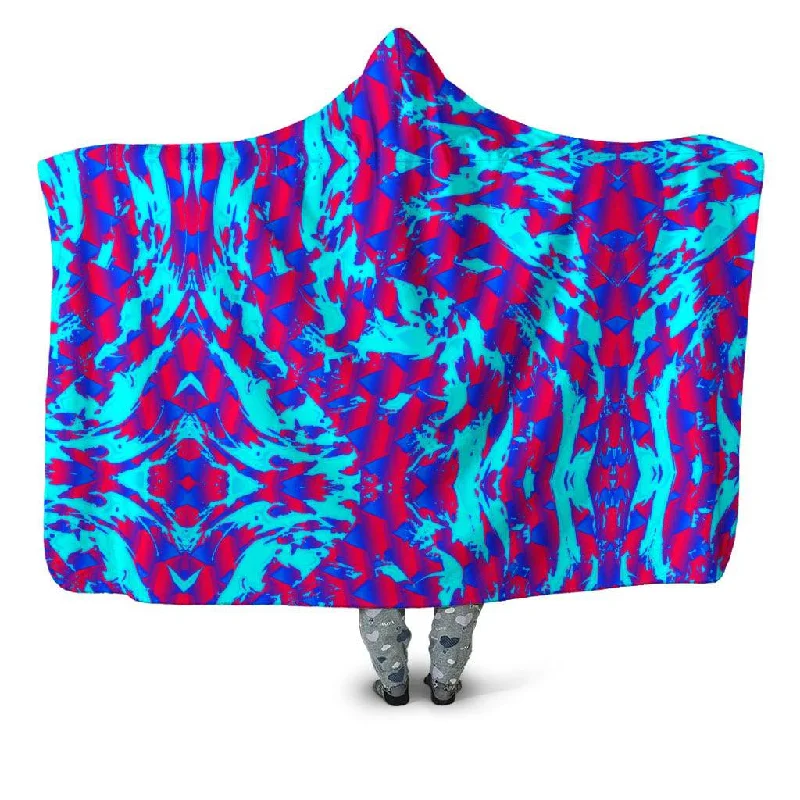 Bamboo fiber blankets with natural antibacterial propertiesBerry Blast Hypno Splatter Hooded Blanket Bamboo fiber blankets with natural antibacterial propertiesBerry Blast Hypno Splatter Hooded Blanket