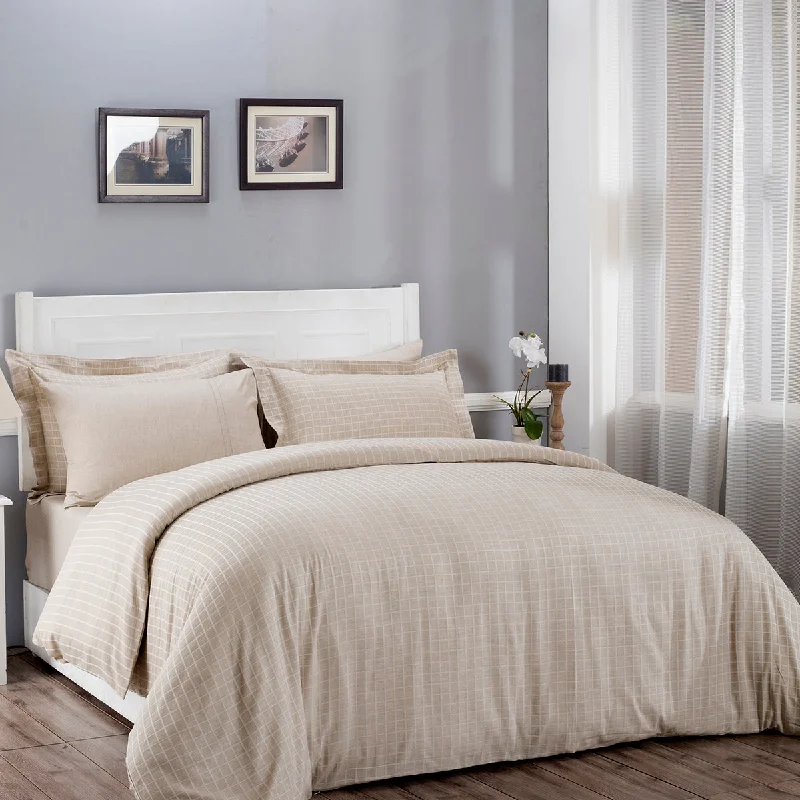 Stain - resistant duvet covers for easy maintenanceBliss Reversible Made With Egyptian Cotton Ultra Soft Beige Duvet Cover With Pillow Case Stain - resistant duvet covers for easy maintenanceBliss Reversible Made With Egyptian Cotton Ultra Soft Beige Duvet Cover With Pillow Case