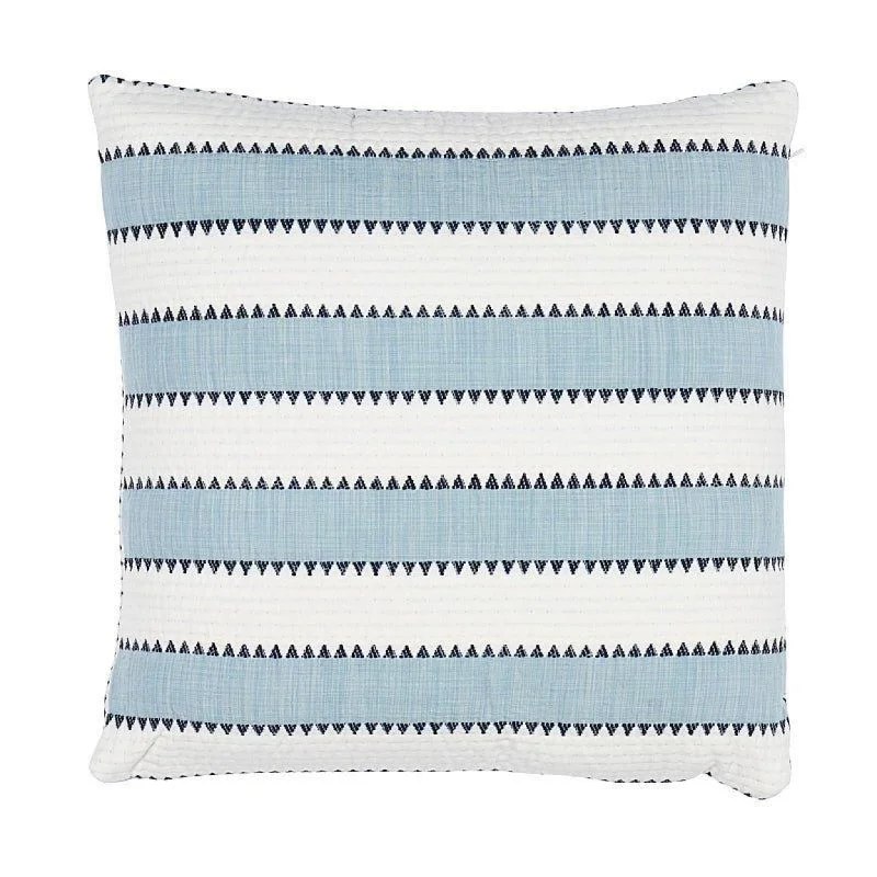 Bamboo fiber blankets with natural antibacterial propertiesBlue Isolde Sawtooth Stripe 20" Throw Pillow Bamboo fiber blankets with natural antibacterial propertiesBlue Isolde Sawtooth Stripe 20" Throw Pillow