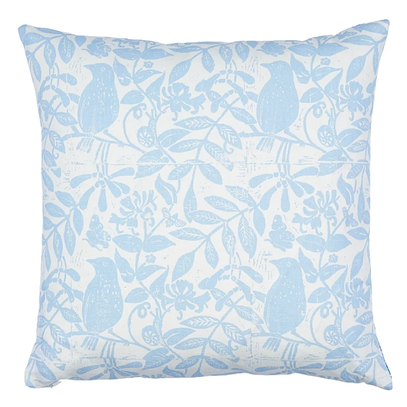Bamboo fiber blankets with natural antibacterial propertiesSky Blue Bird & Bee Fern Throw Pillow Bamboo fiber blankets with natural antibacterial propertiesSky Blue Bird & Bee Fern Throw Pillow