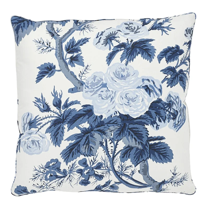 Mohair blankets with a unique sheen and softnessBlue & White Pyne Rose and Hollyhock 18" Throw Pillow Mohair blankets with a unique sheen and softnessBlue & White Pyne Rose and Hollyhock 18" Throw Pillow