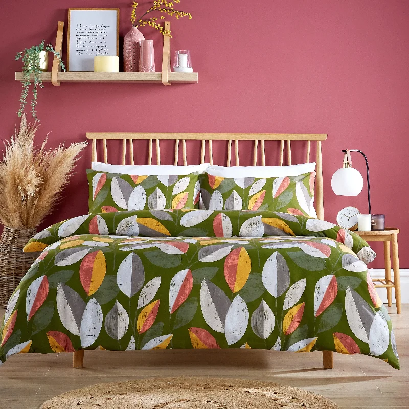 Duvet covers to match a specific bedroom color schemeBodenham Leaf Print Duvet Cover Bedding Set Ultra Soft Cotton Blend Fade & Shrink Resistant Includes Quilt Cover & Pillowcases Single Double & King Sizes by OLIVIA ROCCO Duvet covers to match a specific bedroom color schemeBodenham Leaf Print Duvet Cover Bedding Set Ultra Soft Cotton Blend Fade & Shrink Resistant Includes Quilt Cover & Pillowcases Single Double & King Sizes by OLIVIA ROCCO