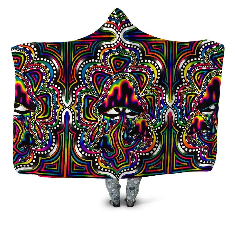 Wool blankets with natural warmth and insulationBriz Shroomz Hooded Blanket
