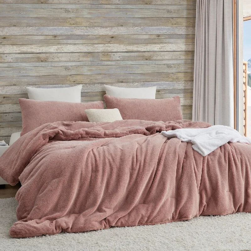 Microfiber - filled comforters that are lightweight and easy to care forButtercream Chunky Bunny - Coma Inducer® Oversized Comforter Set - Canyon Clay Microfiber - filled comforters that are lightweight and easy to care forButtercream Chunky Bunny - Coma Inducer® Oversized Comforter Set - Canyon Clay