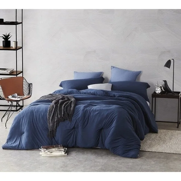 Synthetic - filled comforters like polyester for affordability and hypoallergenic propertiesBYB Bare Bottom Comforter - Nightfall Navy Synthetic - filled comforters like polyester for affordability and hypoallergenic propertiesBYB Bare Bottom Comforter - Nightfall Navy