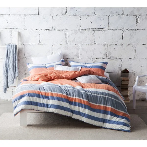 Cotton - filled comforters for a breathable and natural sleep experienceBYB Cozy Stripes Comforter (Shams Not Included) Cotton - filled comforters for a breathable and natural sleep experienceBYB Cozy Stripes Comforter (Shams Not Included)