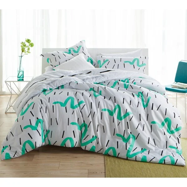 Synthetic - filled comforters like polyester for affordability and hypoallergenic propertiesBYB Quirk Comforter (Shams Not Included) Synthetic - filled comforters like polyester for affordability and hypoallergenic propertiesBYB Quirk Comforter (Shams Not Included)
