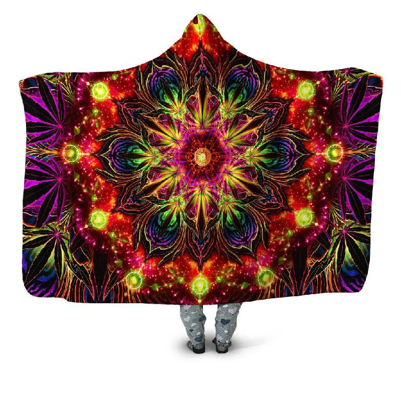 Linen blankets with a rustic and textured lookCanndala Warm Hooded Blanket