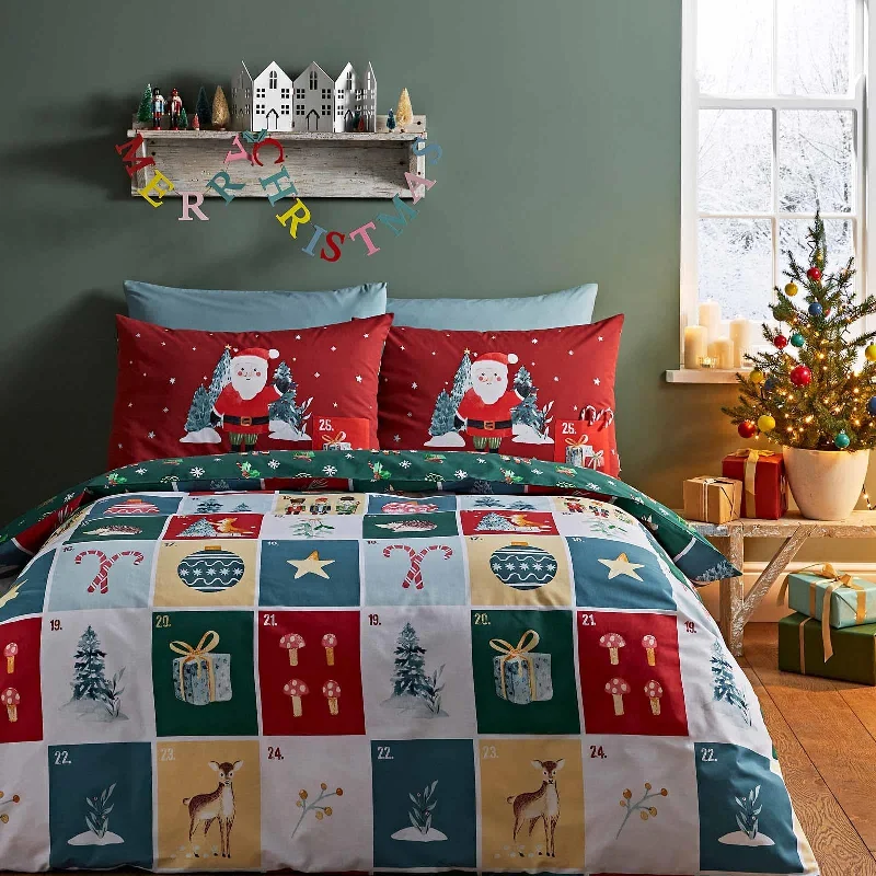Queen - size duvet covers for standard queen - sized mattressesChristmas Advent Calendar Duvet Cover Set Queen - size duvet covers for standard queen - sized mattressesChristmas Advent Calendar Duvet Cover Set