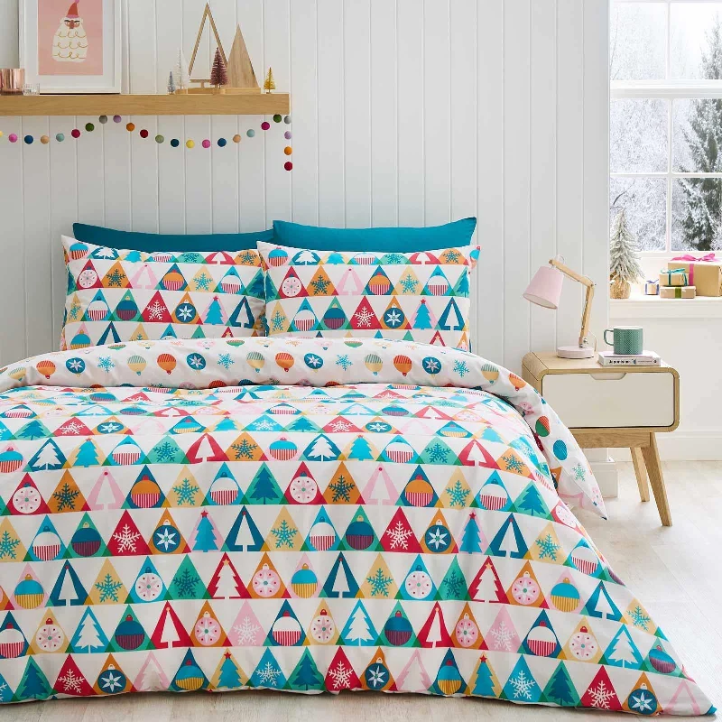 Boho - style duvet covers with vibrant colors and ethnic patternsChristmas Geo Duvet Cover Set Boho - style duvet covers with vibrant colors and ethnic patternsChristmas Geo Duvet Cover Set