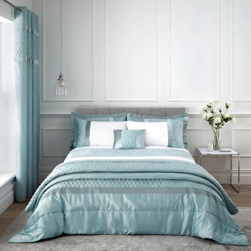 Thermal - regulating duvet covers to keep you warm in winter and cool in summerSequin Cluster Duvet Cover Set Duck Egg Thermal - regulating duvet covers to keep you warm in winter and cool in summerSequin Cluster Duvet Cover Set Duck Egg