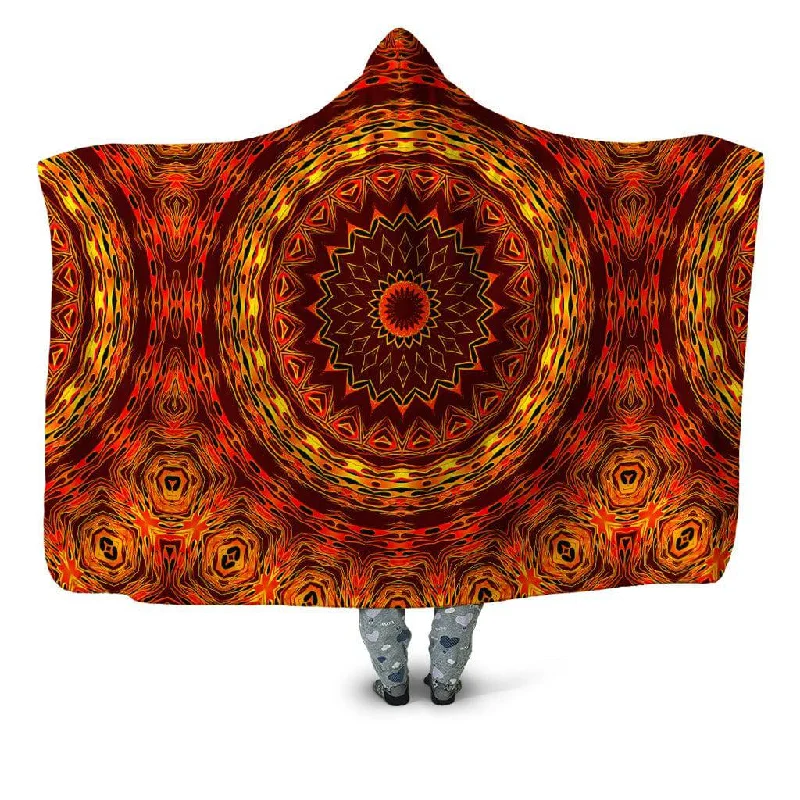 Cotton blankets for breathability and a lightweight feelChain Reaction Hooded Blanket Cotton blankets for breathability and a lightweight feelChain Reaction Hooded Blanket