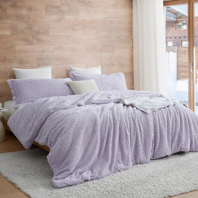 Synthetic - filled comforters like polyester for affordability and hypoallergenic propertiesCloud Cover - Coma Inducer® Oversized Comforter Set - Calm Lavender Synthetic - filled comforters like polyester for affordability and hypoallergenic propertiesCloud Cover - Coma Inducer® Oversized Comforter Set - Calm Lavender