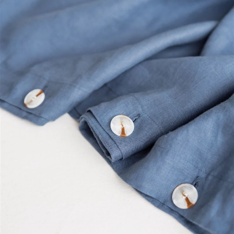 Minimalist - style duvet covers with clean lines and simple designsCoastal Blue Linen Duvet Minimalist - style duvet covers with clean lines and simple designsCoastal Blue Linen Duvet
