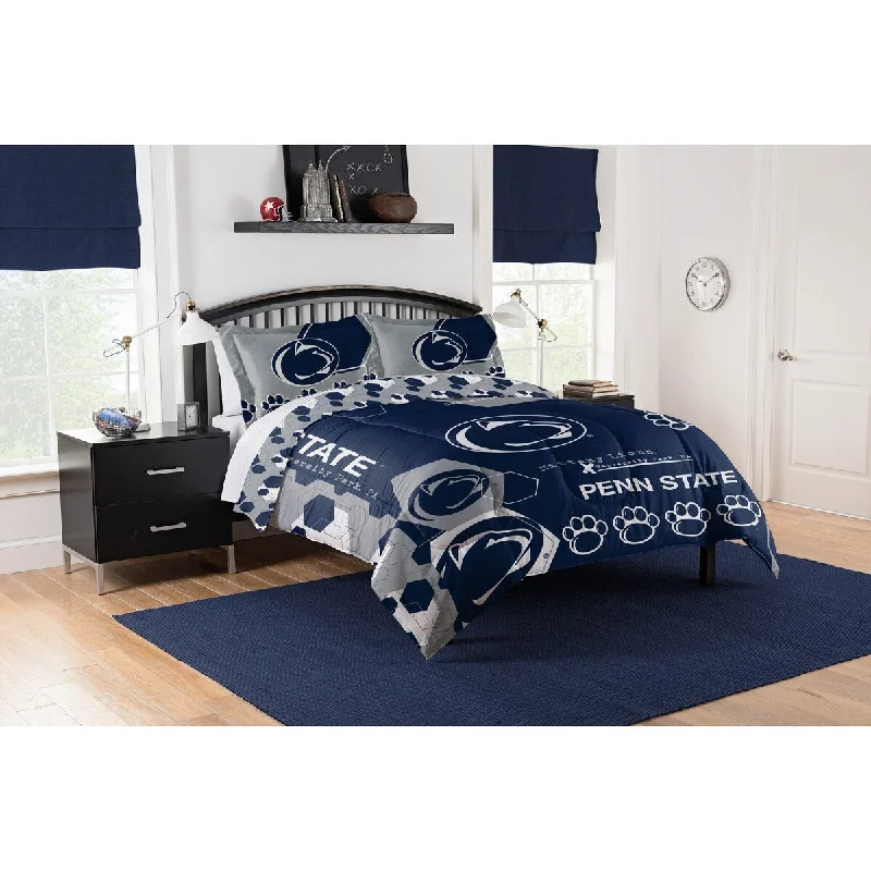 Latex - filled comforters with a bouncy texture and good supportCOL 849 Penn State Hexagon Take F/Q Comforter Set Latex - filled comforters with a bouncy texture and good supportCOL 849 Penn State Hexagon Take F/Q Comforter Set