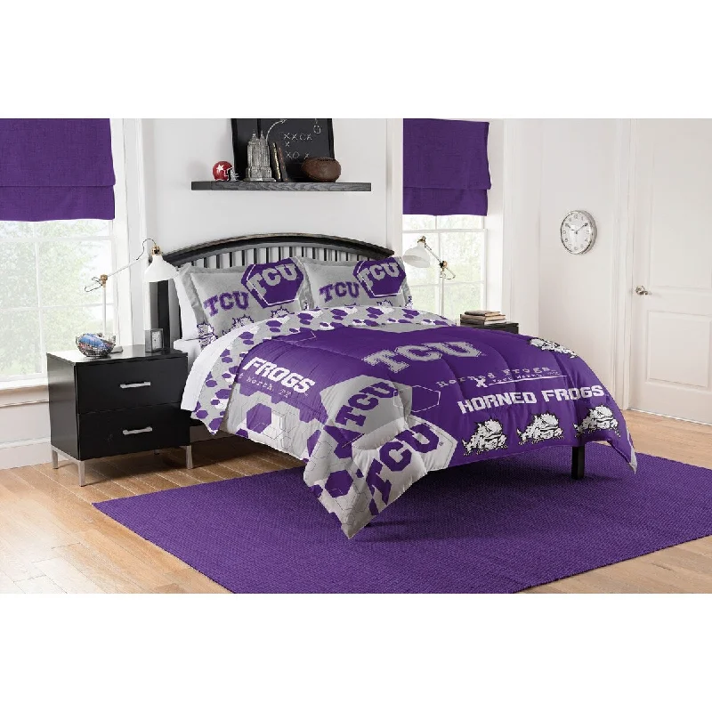 Queen - size comforters for standard queen - sized mattressesCOL 849 TCU Hexagon Take F/Q Comforter Set Queen - size comforters for standard queen - sized mattressesCOL 849 TCU Hexagon Take F/Q Comforter Set