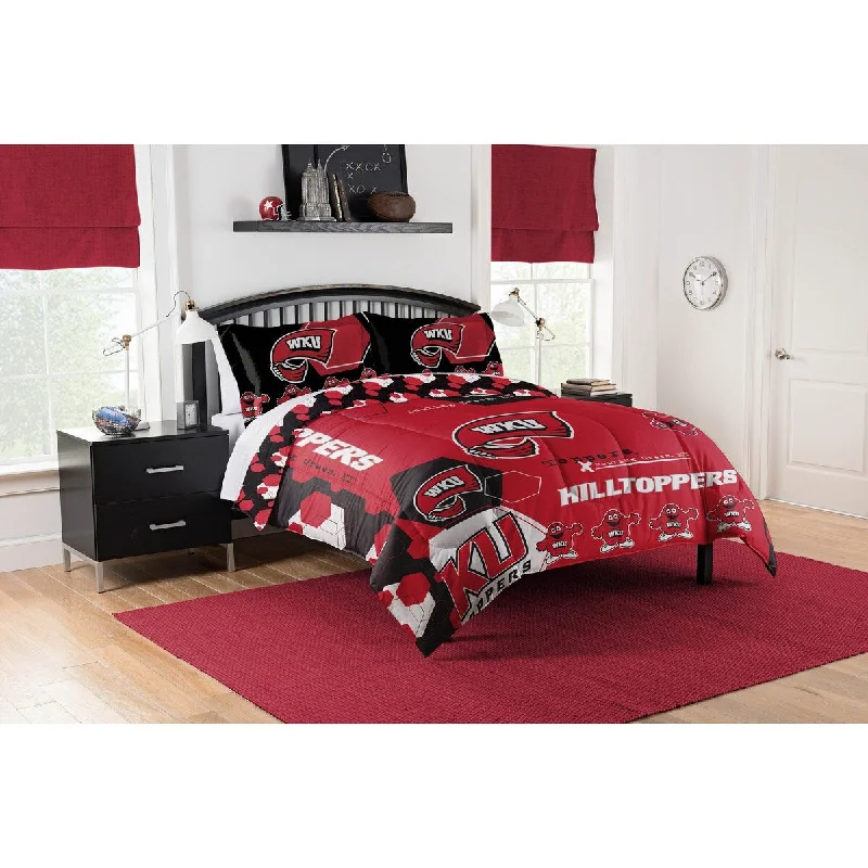Microfiber - filled comforters that are lightweight and easy to care forCOL 849 Western Kentucky Hexagon Take F/Q Comforter Set Microfiber - filled comforters that are lightweight and easy to care forCOL 849 Western Kentucky Hexagon Take F/Q Comforter Set