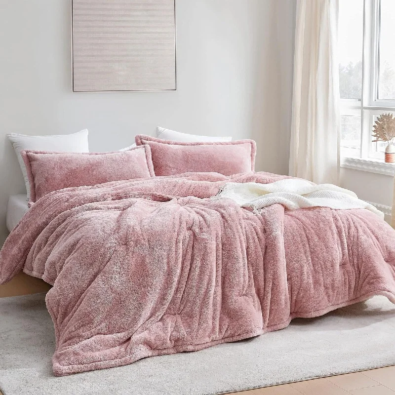 Synthetic - filled comforters like polyester for affordability and hypoallergenic propertiesComa Inducer® Oversized Plush Comforter - Sepia Rose Synthetic - filled comforters like polyester for affordability and hypoallergenic propertiesComa Inducer® Oversized Plush Comforter - Sepia Rose