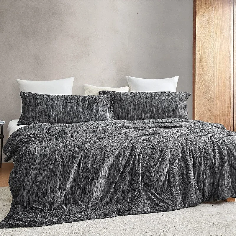 Microfiber - filled comforters that are lightweight and easy to care forCool Cool Summer® - Coma Inducer® Oversized Comforter Set - Black Microfiber - filled comforters that are lightweight and easy to care forCool Cool Summer® - Coma Inducer® Oversized Comforter Set - Black
